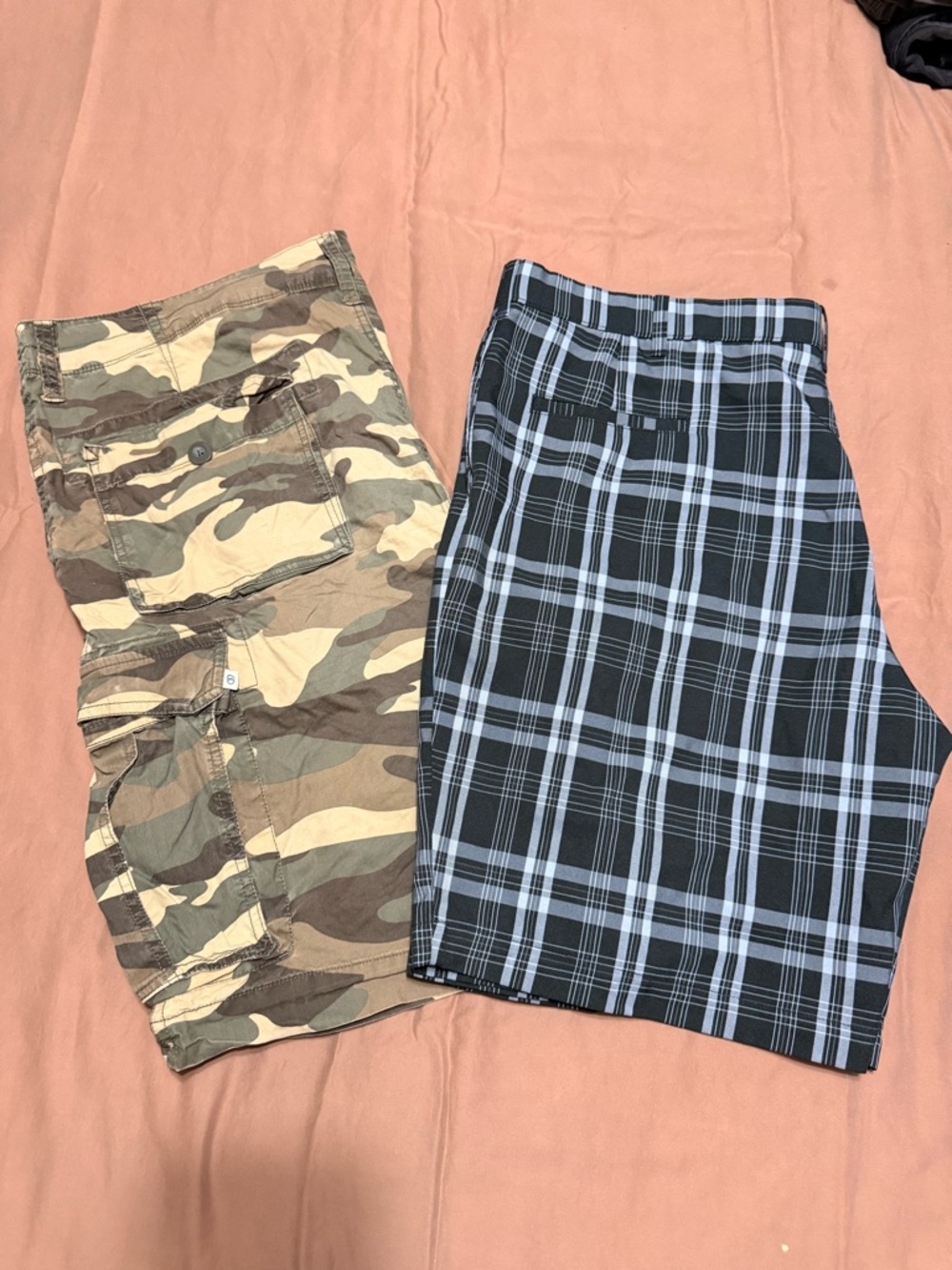 Magellan Outdoors Camouflage Cargo Shorts - Green & Tan